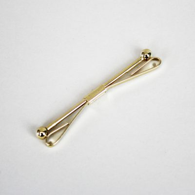 Collar Bar Ball end Gold