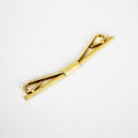 Collar bar etched Gold