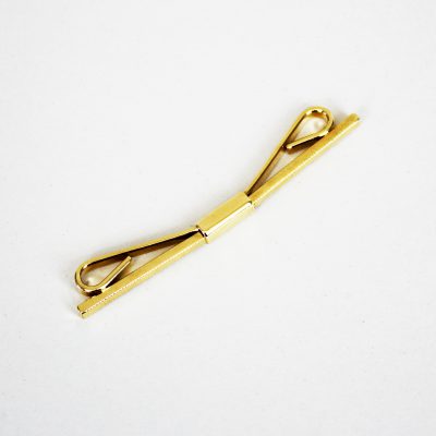 Collar bar etched Gold