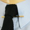 Collar bar ribbed Gold
