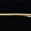 Collar bar ribbed Gold