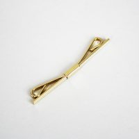 Collar bar ribbed Gold
