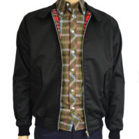 Harrington Black Raglan