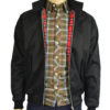 Harrington Black Raglan