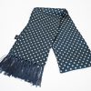 Tootal Blue Polka Scarf