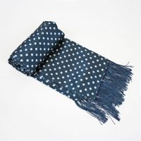Tootal Blue Polka Scarf