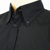 Plain Black JTG Button down