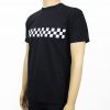 JTG checker T-shirt. Black.