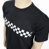 JTG checker T-shirt. Black.