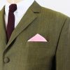 Silk Pink pocket square