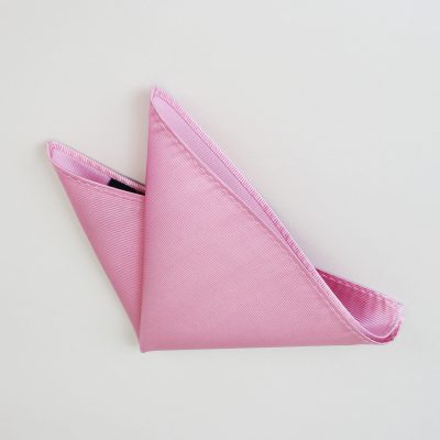 Silk Pink pocket square
