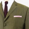 Silk Pink pocket square