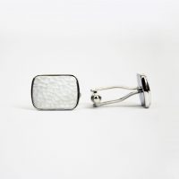 White Stone Cufflinks