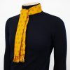 Tootal Vintage Gold Rayon scarf