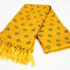 Tootal Vintage Gold Rayon scarf
