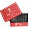 Dents card holder Crocodile Effect Black 5530