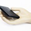 Dents card holder Crocodile Effect Black 5530