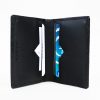 Dents card holder Crocodile Effect Black 5530