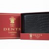 Dents Wallet Crocodile Effect Black 5531