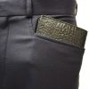 Dents Wallet Crocodile Effect Black 5531