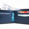 Dents Wallet Chocolate / Cobalt 5201
