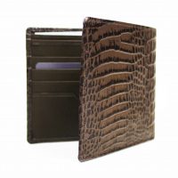 Dents Wallet Crocodile Effect Brown 5531