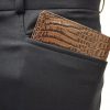 Dents Wallet Crocodile Effect Brown 5531