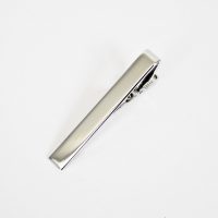 Tie bar clip silver