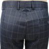 Navy POW Grey Over Check